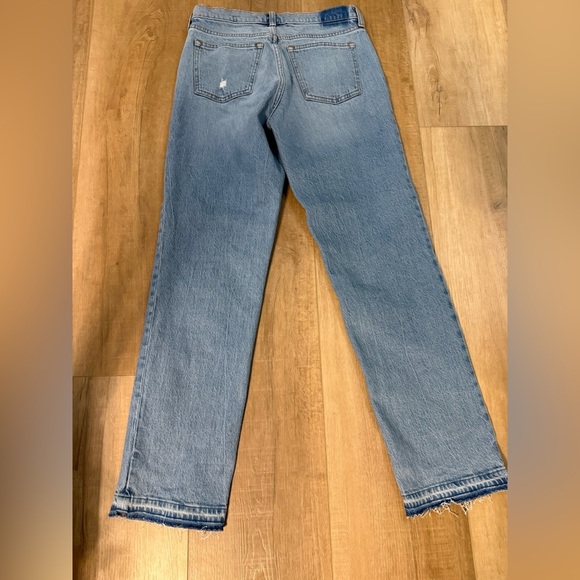 NWT Abercrombie & Fitch The 90’s Straight Mid Rise Women’s Jeand Size 27 reg. - Picture 4 of 7